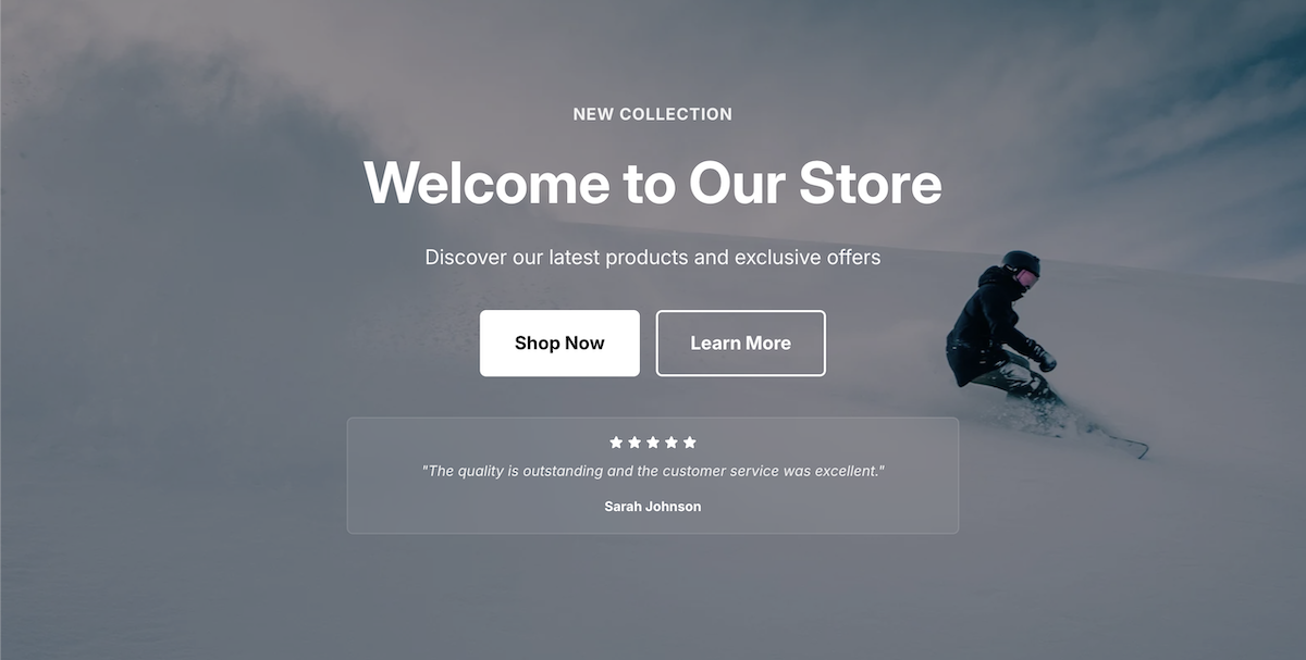 Screenshot de Hero Banner